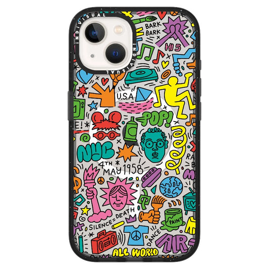 Pop Art Inspired Graffiti Cartoon Phone Case_ iPhone Ultra-MagSafe Case [1502150]