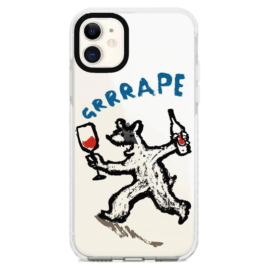 "Grrrape!"_iPhone Clear Impact Case [1503698]
