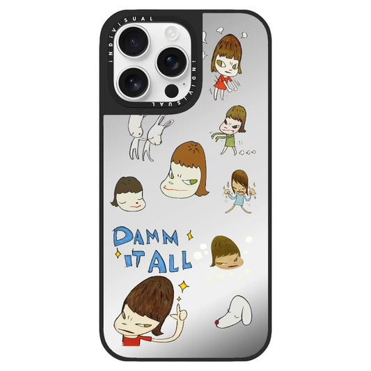 Yoshitomo Nara Manga Style Stickers Phone Case_Clear Impact Phone Case [1446941]