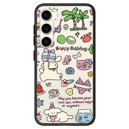 Holiday Puppy Cartoon_Samsung case [1593110]