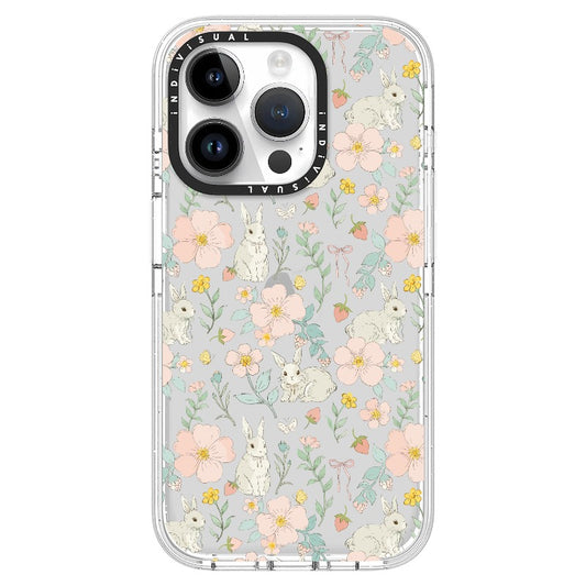 Flower, Strawberry and Bunny Pattern Phone Case_iPhone Ultra-Impact Case [1503931]