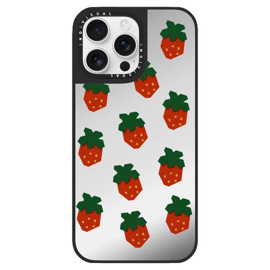 Paper-cuts Style Strawberries Phone Case_Clear Impact Phone Case [1459704]