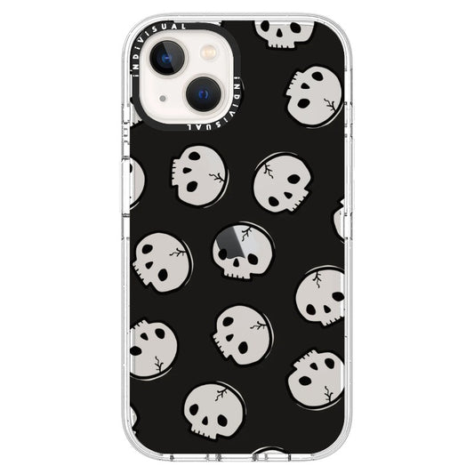 Cute Skulls Pattern Black Phone Case_iPhone Ultra-Impact Case [1495298]