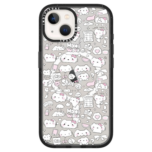 Different Shapes of Kitty Pattern_ iPhone Ultra-MagSafe Case [1505142]