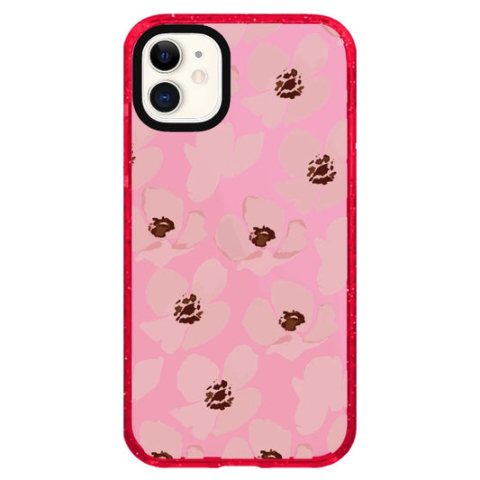 Peach Blossom Pattern Phone Case_iPhone Clear Impact Case Limited  [1495293]