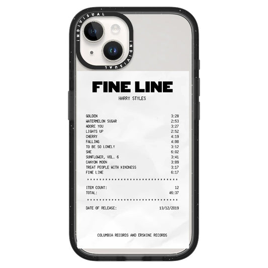 Harry Fine Line Receipt Phone Case_Clear Impact Phone Case [1505124]