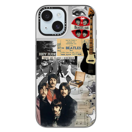 Beatles Collage Styles Phone Case_Clear Impact Phone Case [1287001]