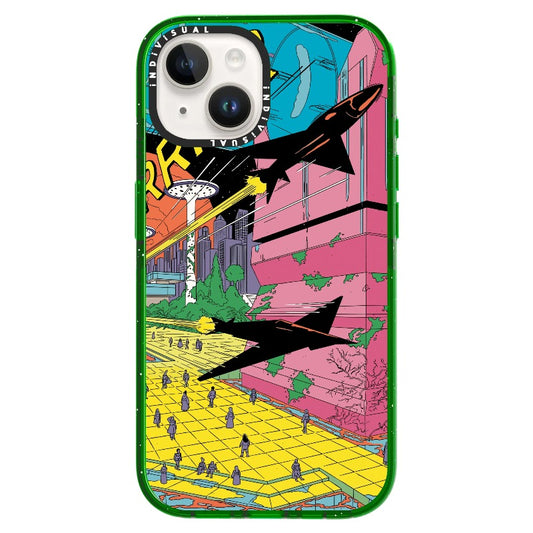 Vintage Comic Book Style Fighters Across the City_iPhone Ultra-Impact Case [1505103]