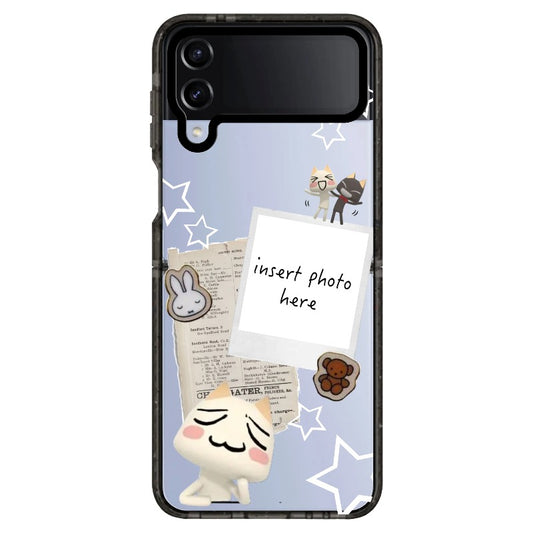 Customizable | Polaroid Photo with Miffy and Star Stickers_Samsung Z Flip [1467782]