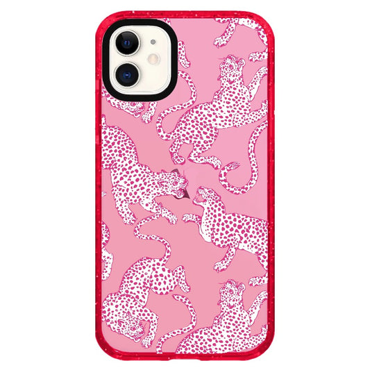 Pink Leopard Pattern_iPhone Clear Impact Case Limited  [1505116]