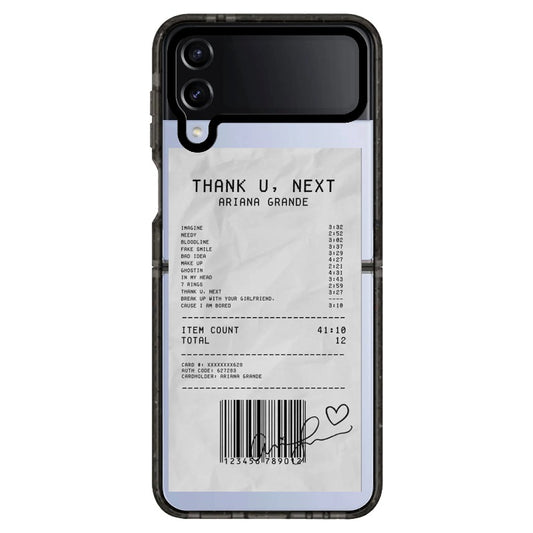 Thank You Next Receipt Style Phone Case_Samsung Z Flip [1509079]