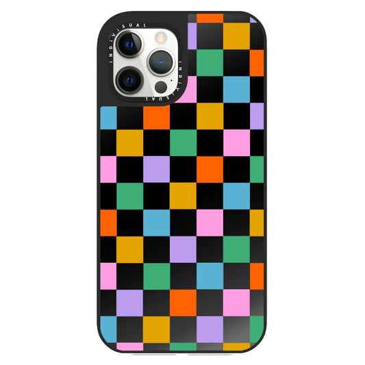 Checkerboard_Clear Impact Phone Case [1552148]