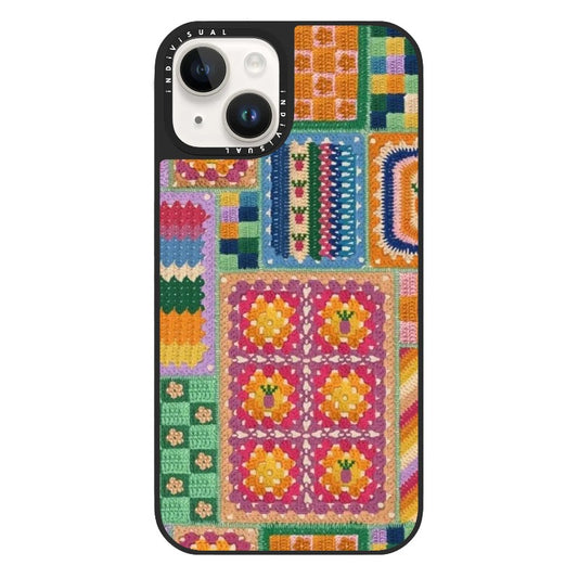 Fabric Art Crochet Style Phone Case_Clear Impact Phone Case [1444125]