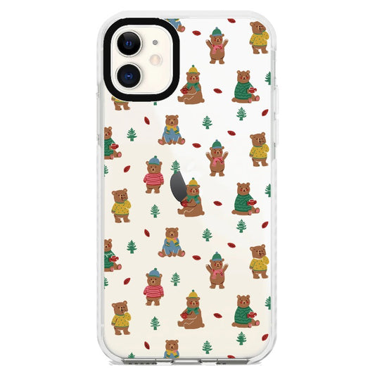 Bear in Sweater Phone Case_iPhone Clear Impact Case [1502935]