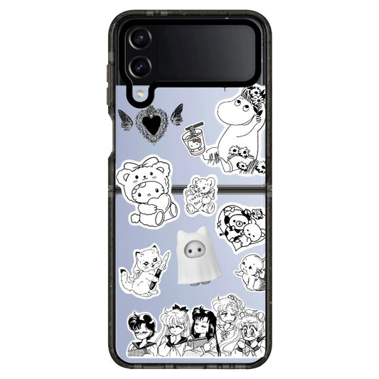 Vintage Anime Collage Phone Case_Samsung Z Flip [936731]