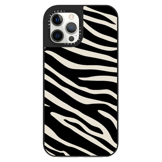 Zebra Stripe Pattern Phone Case_Clear Impact Phone Case [1506794]