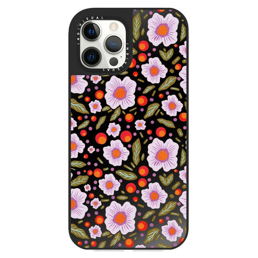 Pink Floral Pattern Phone Case 5_Clear Impact Phone Case [1499274]