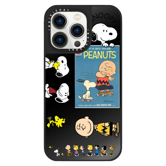 Peanuts Poster and Snoopy Stickers Phone Case_Clear Impact Phone Case [1445171]