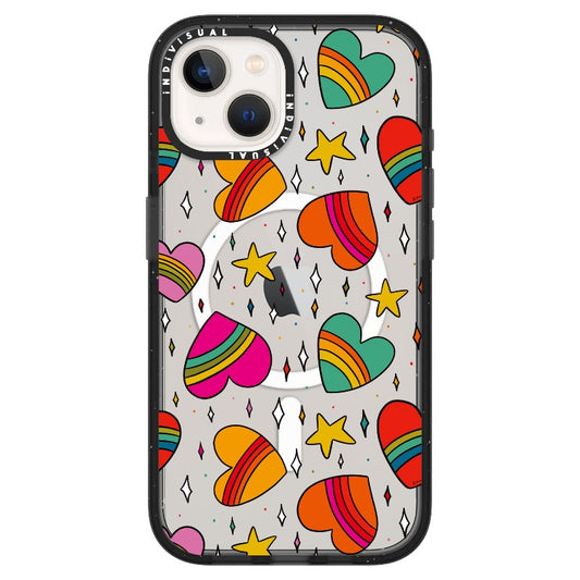 Rainbow Hearts_ iPhone Ultra-MagSafe Case [1523885]