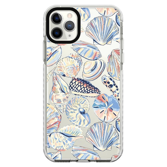 Sea Shell Pattern Phone Case_iPhone Clear Impact Case [1522157]