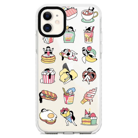 Foodie Girl _iPhone Clear Impact Case [1502036]