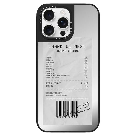 Thank You Next Receipt Style Phone Case_Clear Impact Phone Case [1509079]