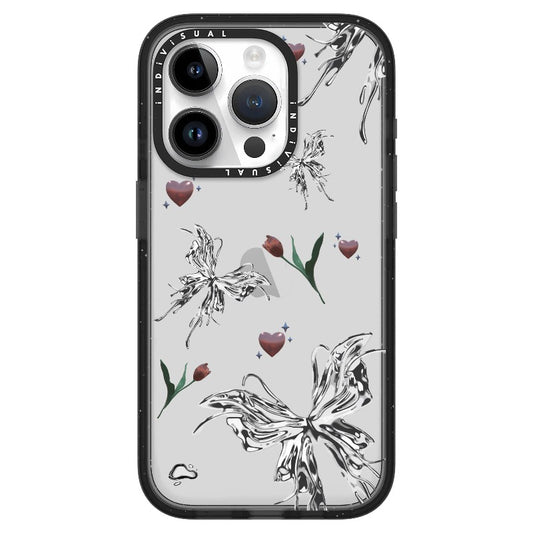 3D Style Butterlies and Hearts Phone Case_iPhone Ultra-Impact Case [1446930]