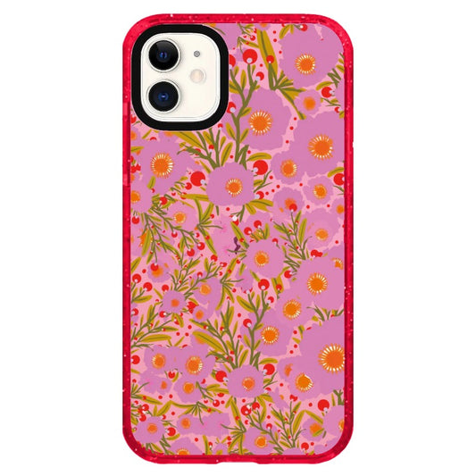 Pink Floral Pattern Phone Case 8_iPhone Clear Impact Case Limited  [1499280]