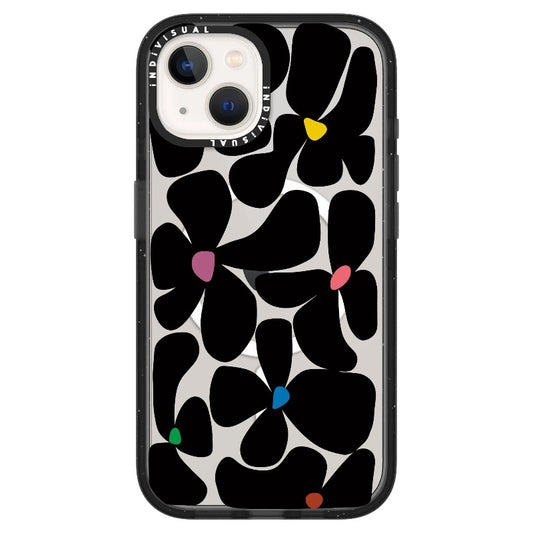 Black Floral Pattern Phone Case_ iPhone Ultra-MagSafe Case [1503078]