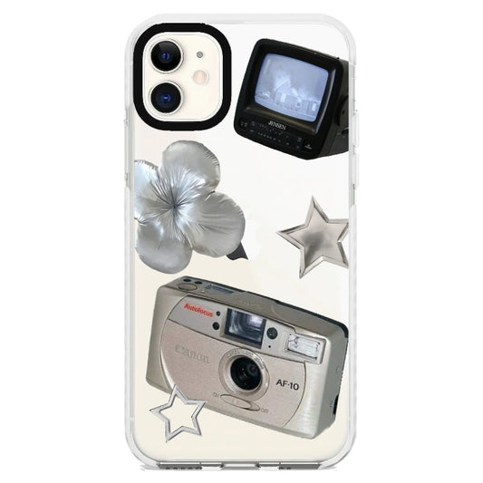 Y2K Style Film Camera and Old TV Phone Case_iPhone Clear Impact Case [1447969]