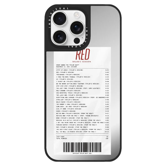 T.S Red Receipt Phone Case_Clear Impact Phone Case [1505131]