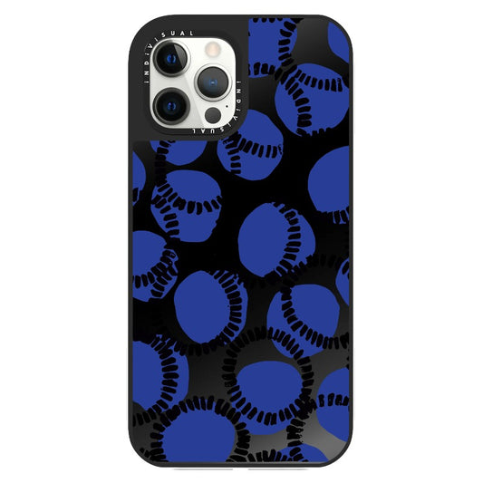 Blue Circle Pattern_Clear Impact Phone Case [1503082]