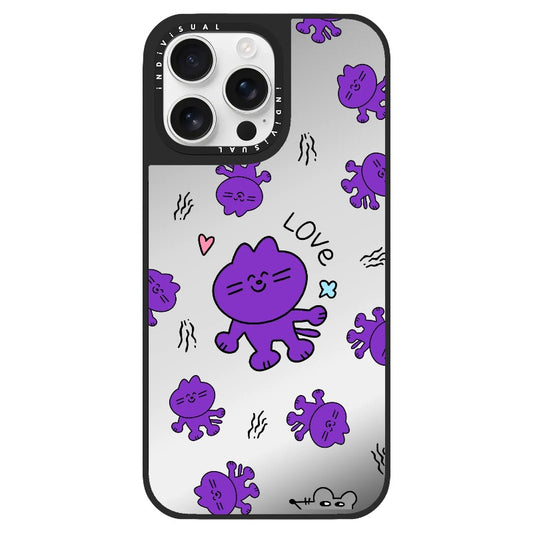 Purple Kitty Love_Clear Impact Phone Case [1614216]