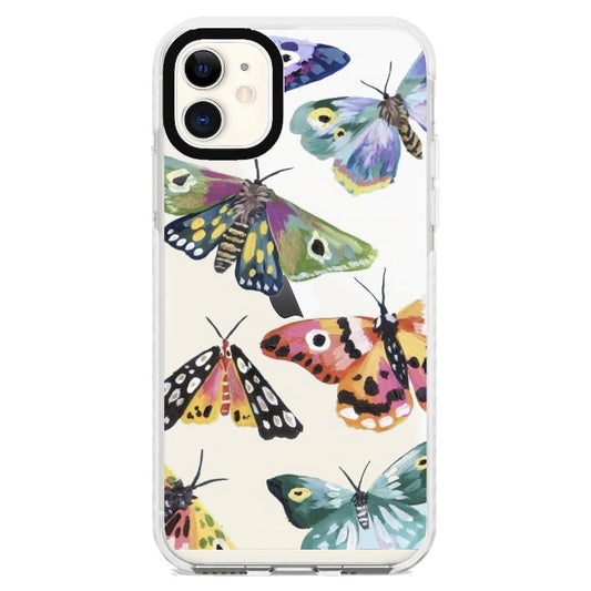 Butterflies Drawings Phone Case_iPhone Clear Impact Case [1447002]