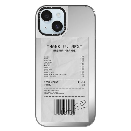 Thank You Next Receipt Style Phone Case_Clear Impact Phone Case [1509079]