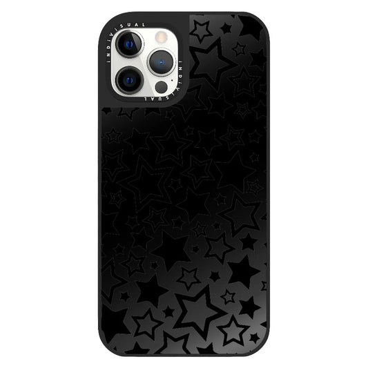 Star Girl Aesthetic Black Stars_Clear Impact Phone Case [1463396]