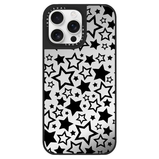 Star Girl Aesthetic Black Stars_Clear Impact Phone Case [1463396]