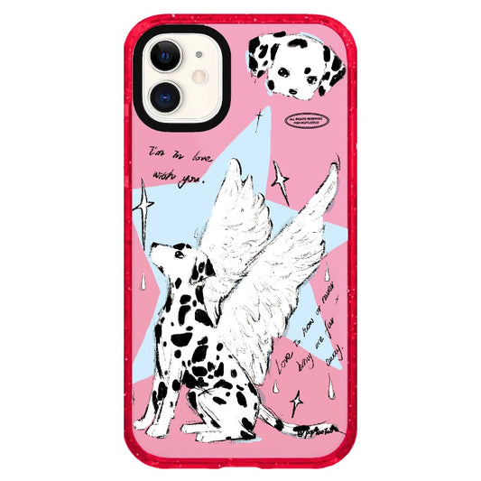 Spotted Dog Angel_iPhone Clear Impact Case Limited  [1503689]