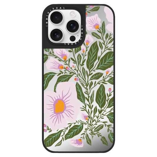 White and Purple Blossom and Leaves Phone Case_Clear Impact Phone Case [1498813]