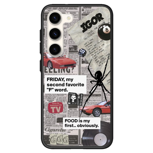 Friday Mood Meme Case for iPhone_Samsung Z Flip [1289188]