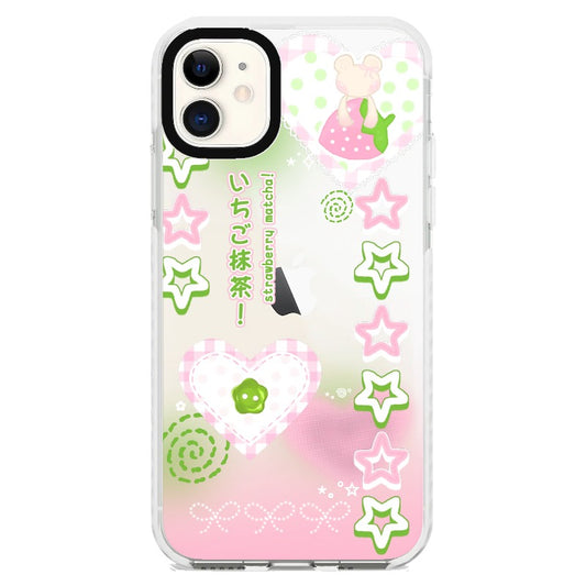 Strawberry Matcha!_iPhone Clear Impact Case [1463489]