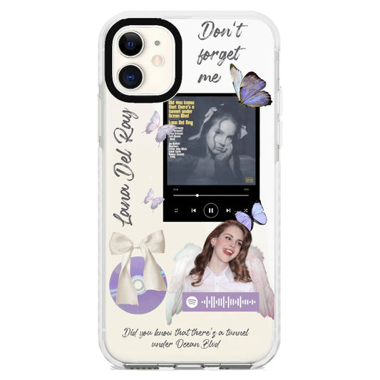 Lana Del Rey A&W Inspired Purple Theme Phone Case_iPhone Clear Impact Case [1474742]