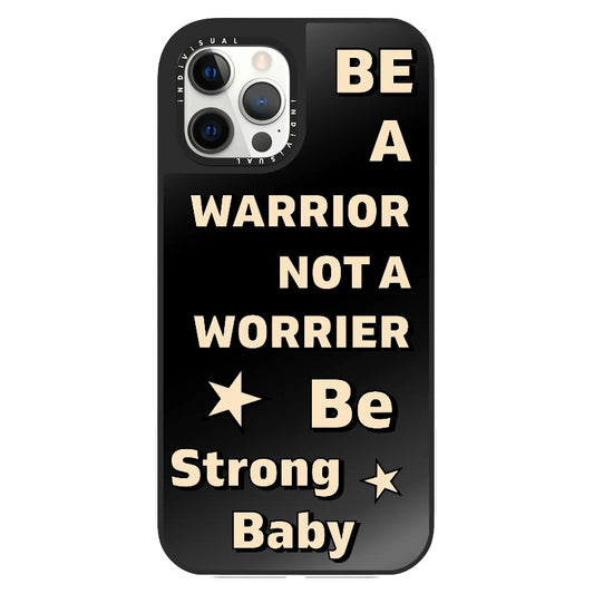 "Be a Warrior Not a Worrier"_Clear Impact Phone Case [1503009]