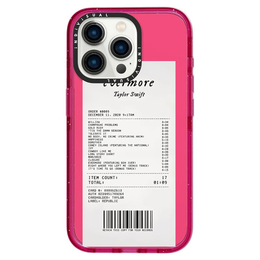 T.S Evermore Receipt Phone Case_iPhone Ultra-Impact Case [1505120]