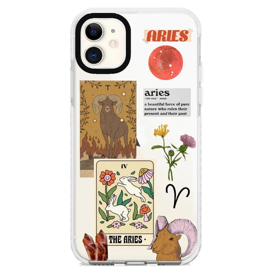 Zodiac Sign Series Aries Phone Case_iPhone Clear Impact Case [1284542]