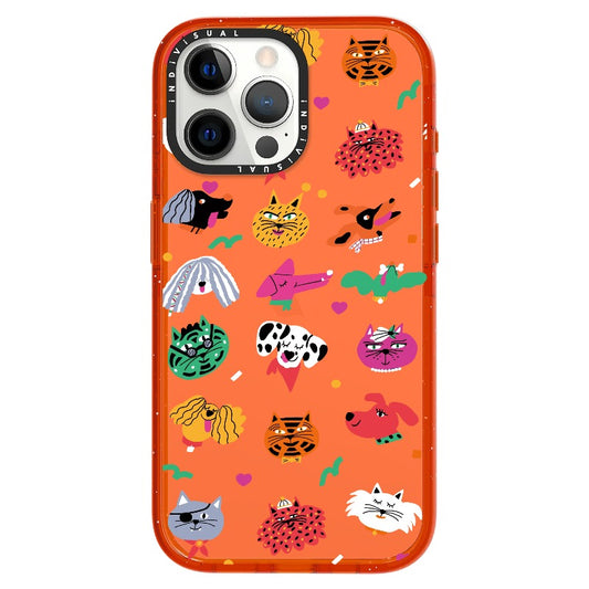 Cat Illustration Pattern Phone Case_iPhone Ultra-Impact Case [1502945]