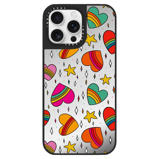 Rainbow Hearts_Clear Impact Phone Case [1523885]