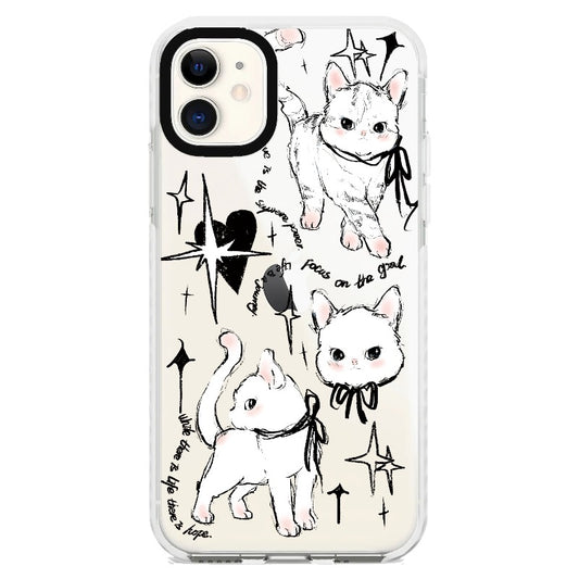 Black Chocker Kitty_iPhone Clear Impact Case [1503909]