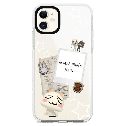 Customizable | Polaroid Photo with Miffy and Star Stickers_iPhone Clear Impact Case [1467782]