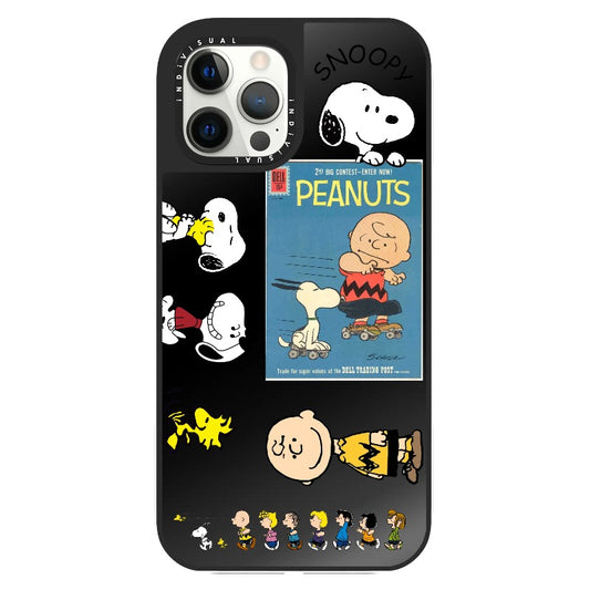 Peanuts Poster and Snoopy Stickers Phone Case_Clear Impact Phone Case [1445171]